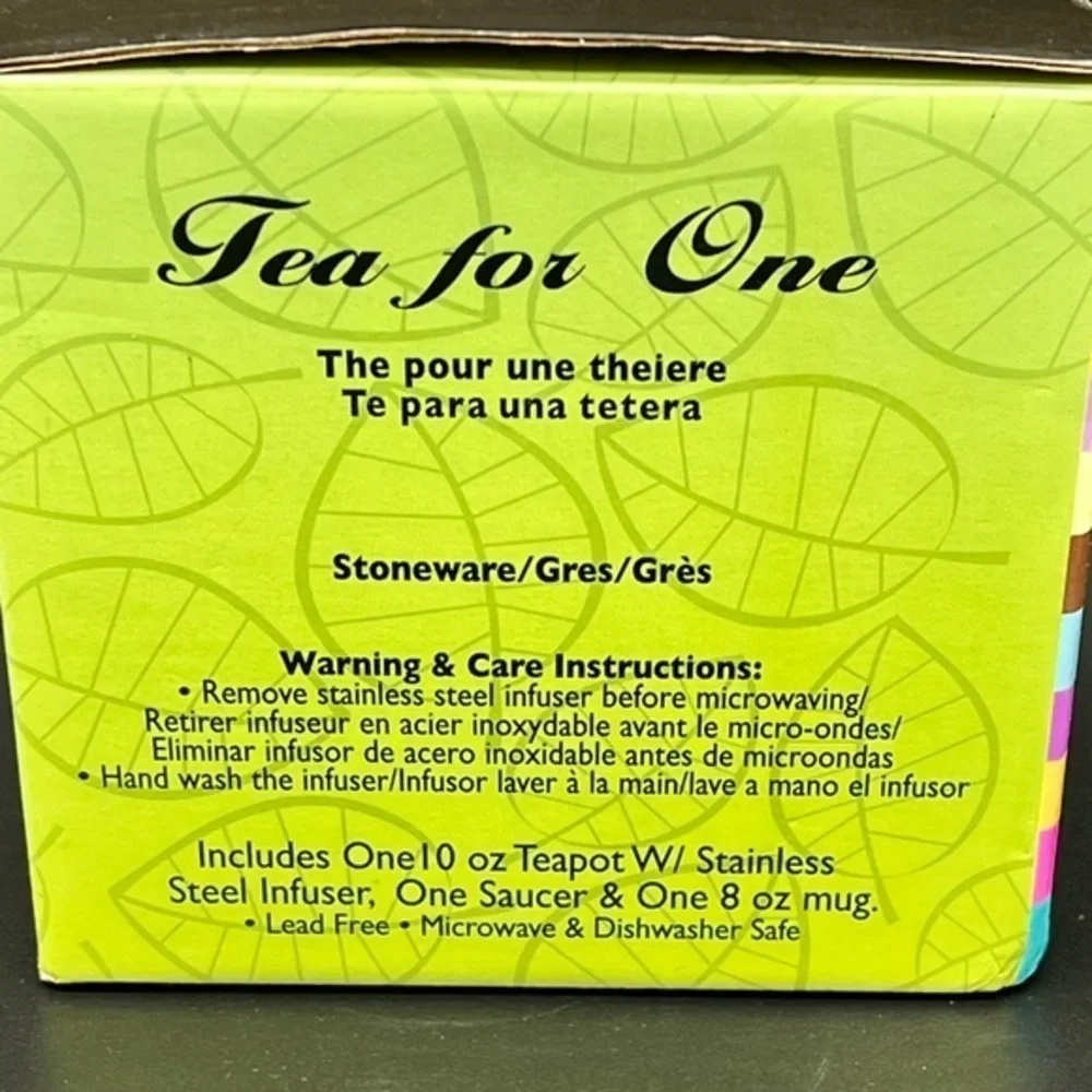 NWOT Blue Tea for one cup new in open box